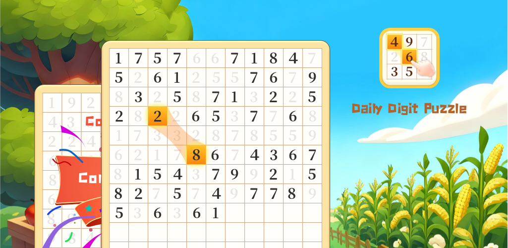 Daily Digit Puzzle Banner
