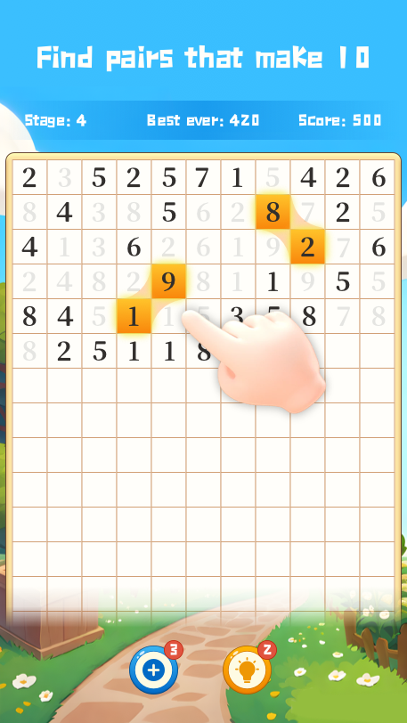 Daily Digit Puzzle Interface