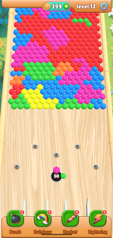 Lucky Bubble Hollow 3D Gameplay Screenshot 1